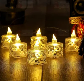 Acrylic Led Tea Light Candle for Decoration