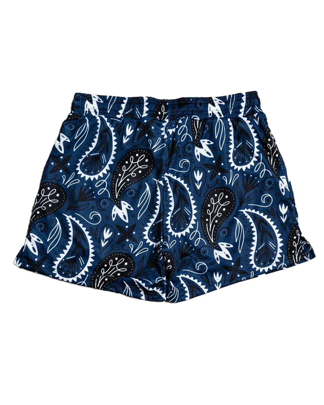 Bandana Mesh Training Short (5" Inseam) - Blue