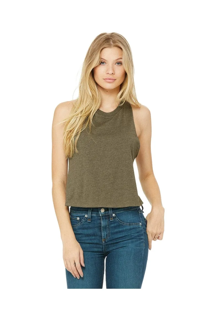 Bella Canvas 6682: Women's Racerback Cropped Tank