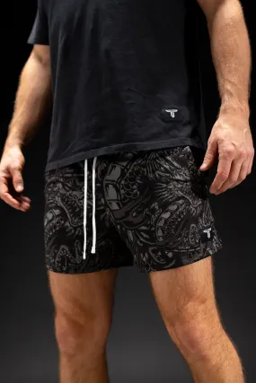 Blackout Iron Dragon Mesh Training Short (5" Inseam)