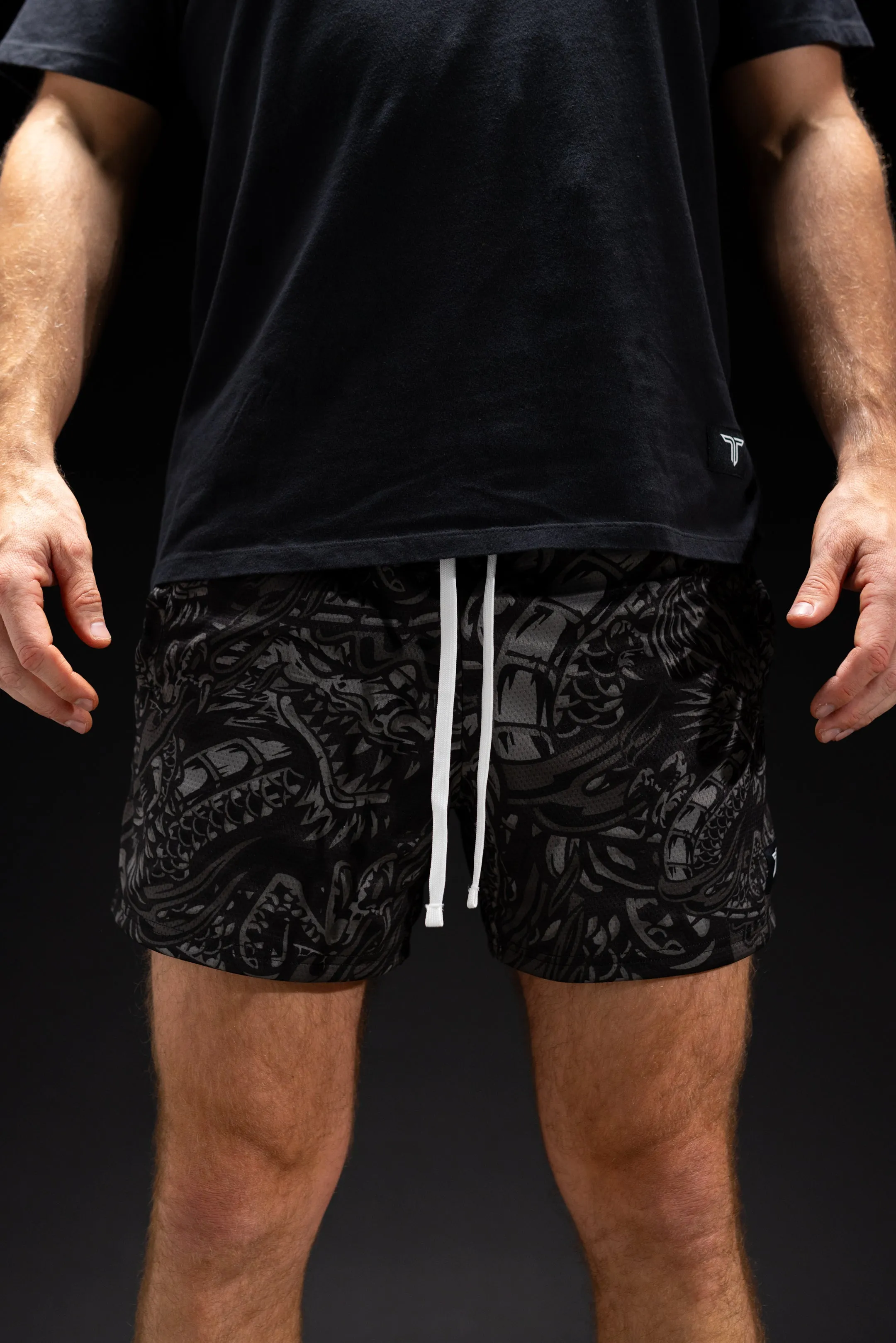 Blackout Iron Dragon Mesh Training Short (5" Inseam)