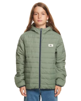 Boys Scaly Jacket in Laurel Wreath