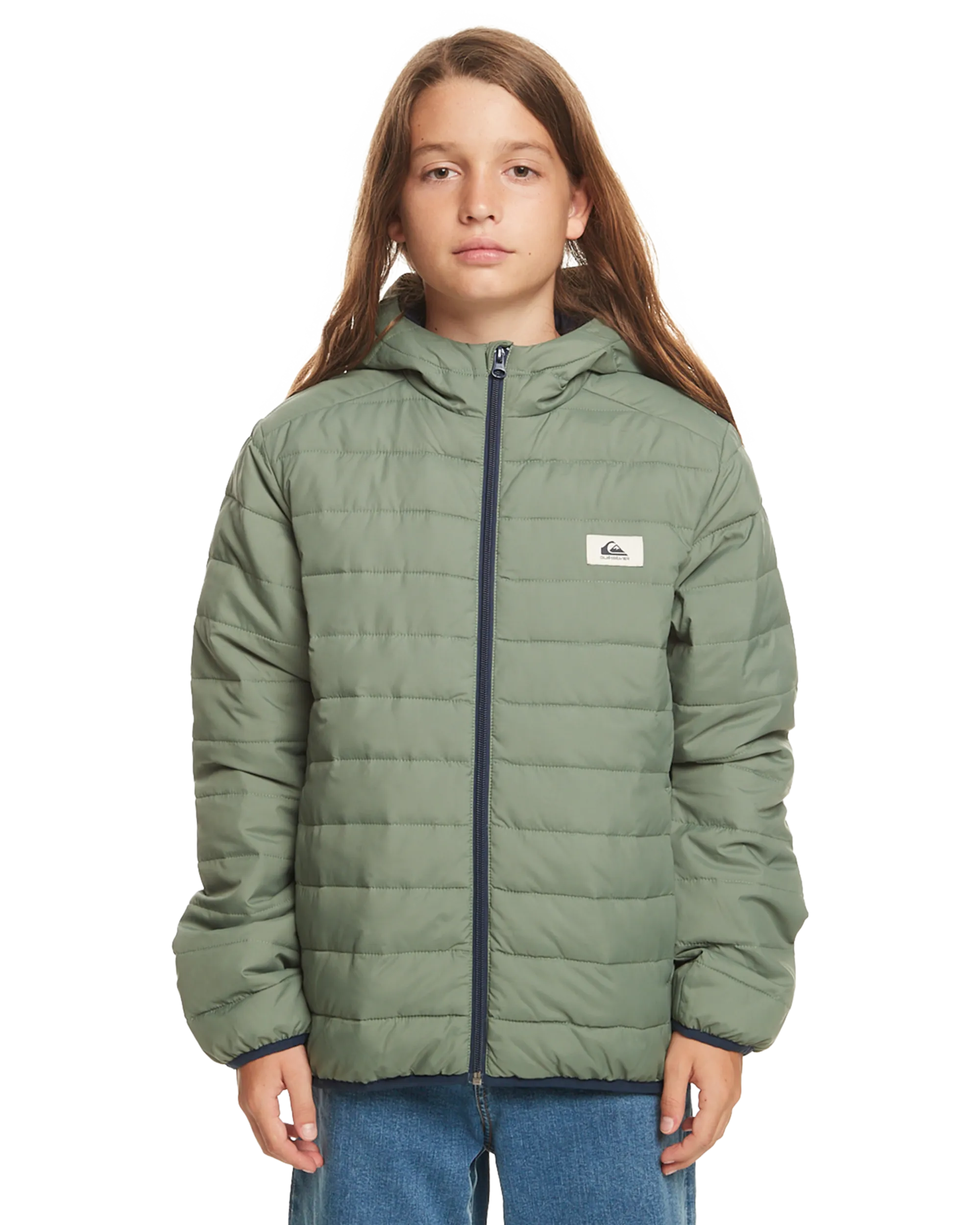 Boys Scaly Jacket in Laurel Wreath