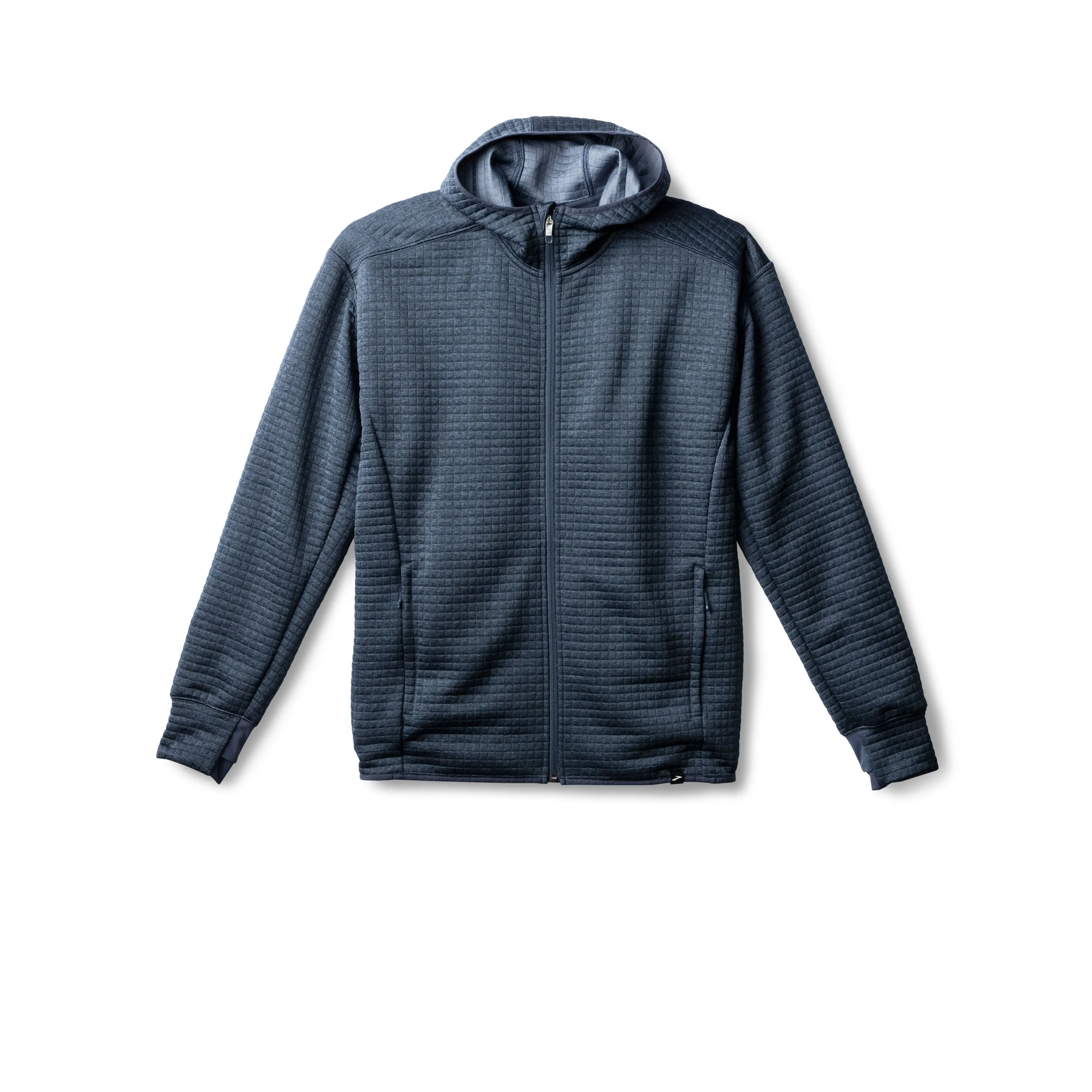 Brooks | Active Midweight Hoodie | Men's | Heather Blue Slate