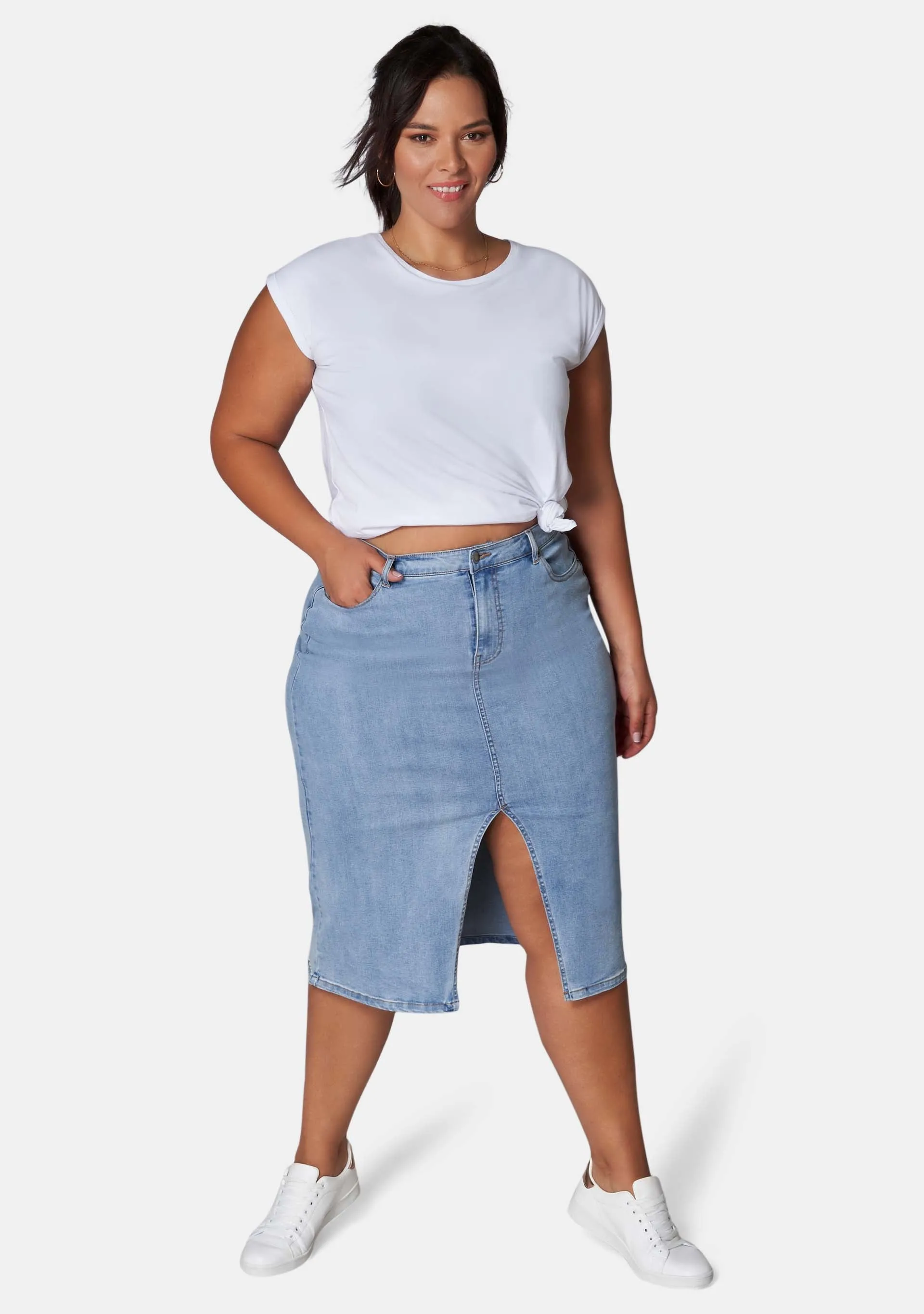 Cari Denim Skirt