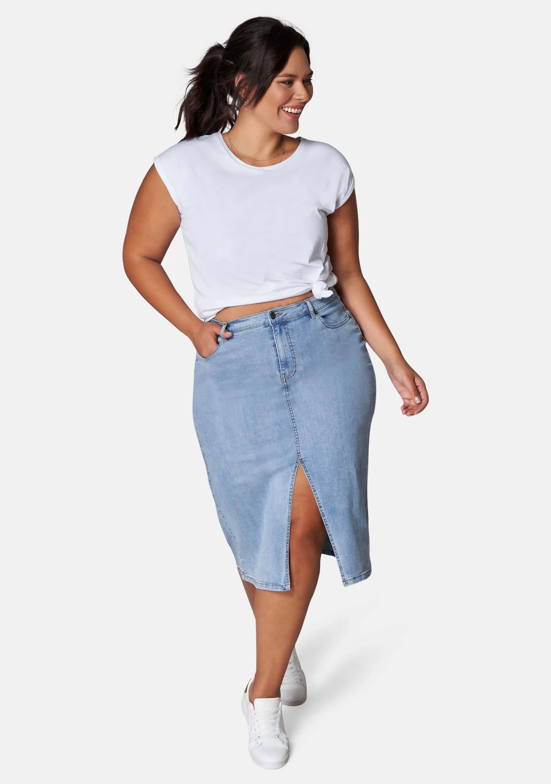 Cari Denim Skirt