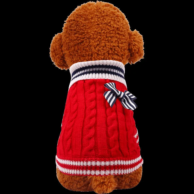 Classic Knitted Dog Sweater