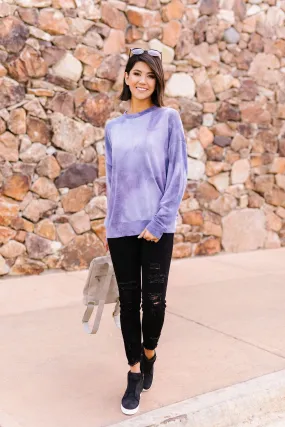 Clear Waters Tie Dye Sweatshirt In Faded Indigo