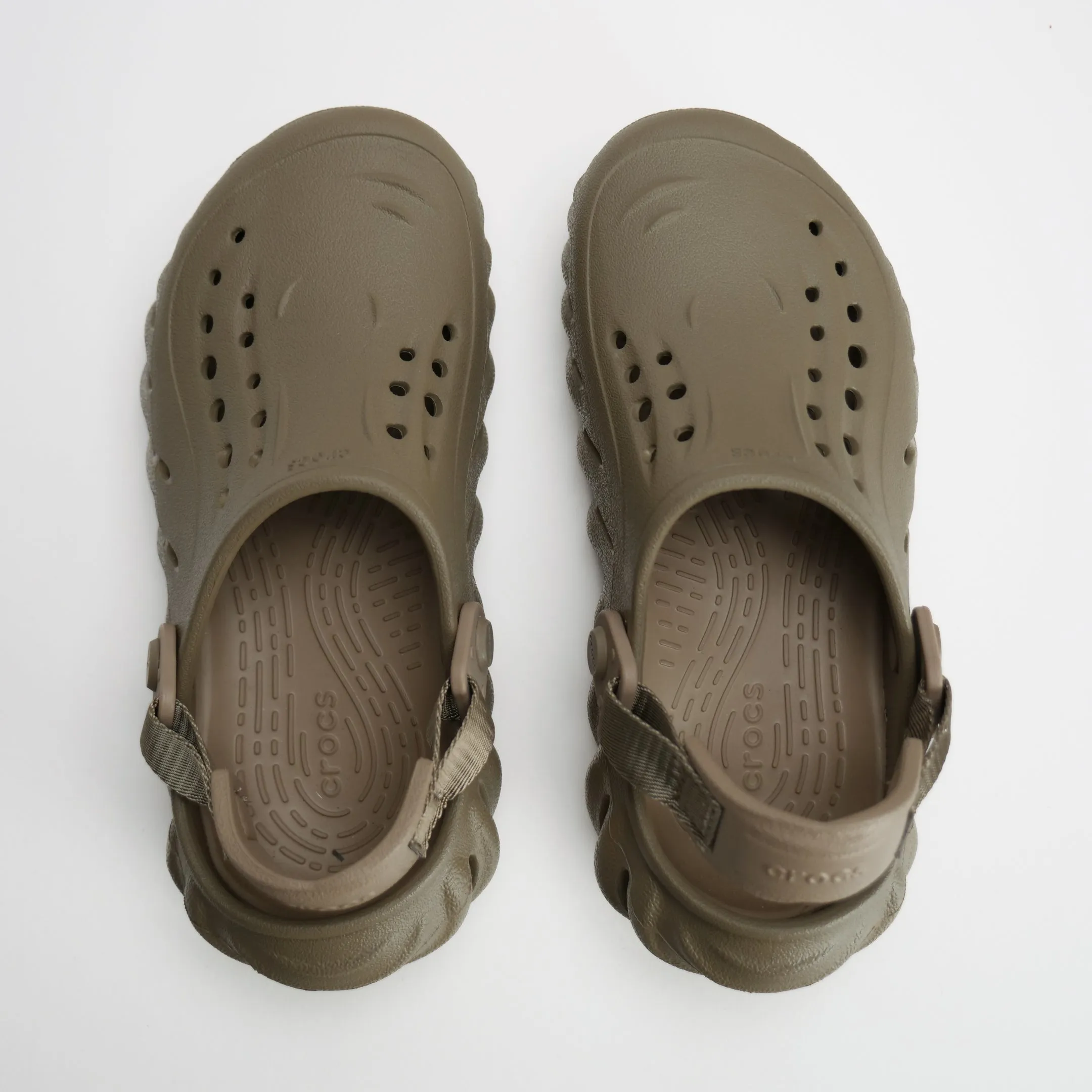 Crocs Kids' Echo Clog Khaki