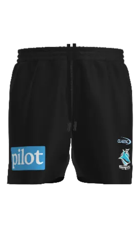 Cronulla Sharks 2023 Kids Players Training Shorts