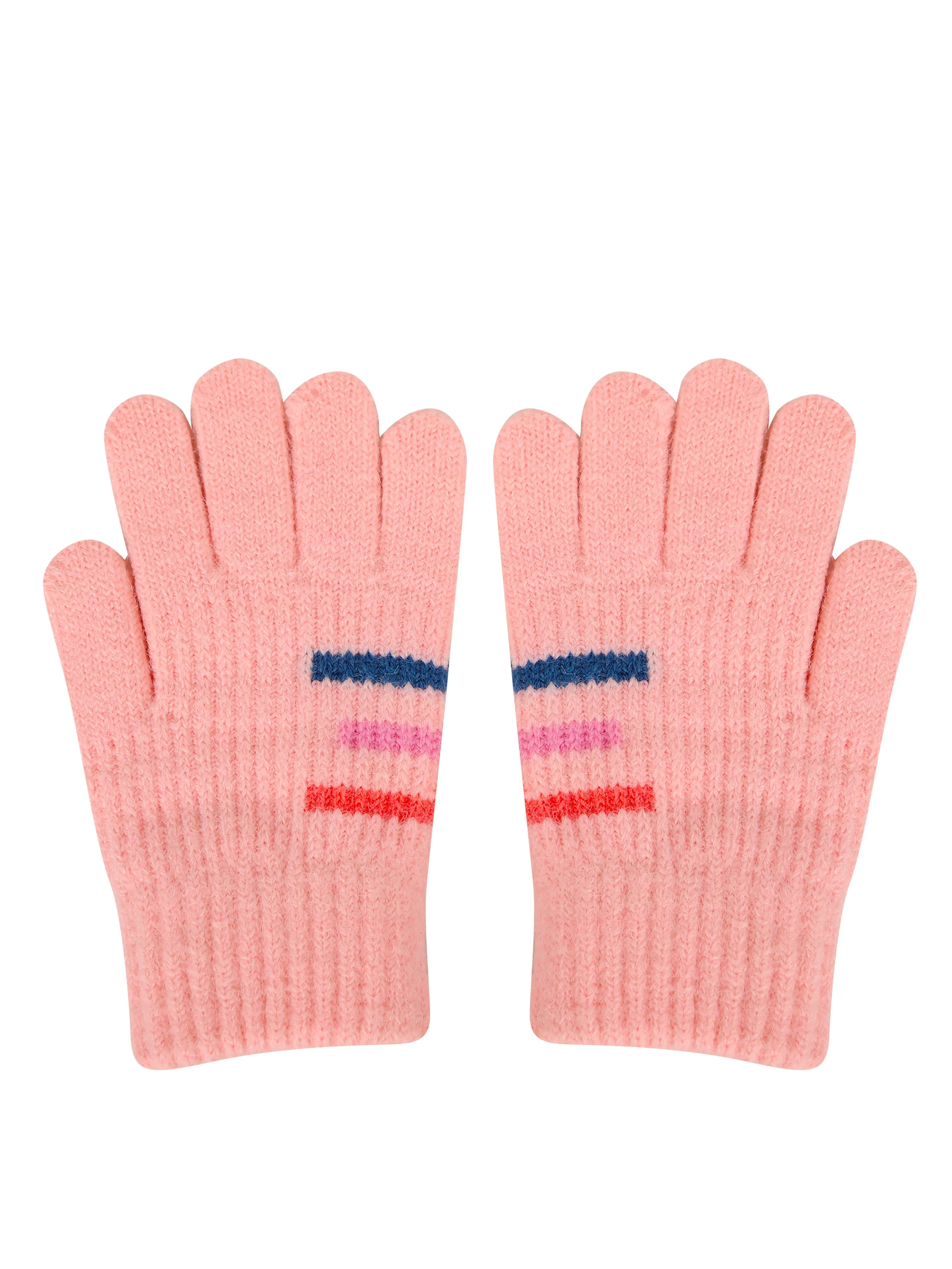 FabSeasons Acrylic Woolen Winter Gloves for Girls & Boys, fits for 5-8 years