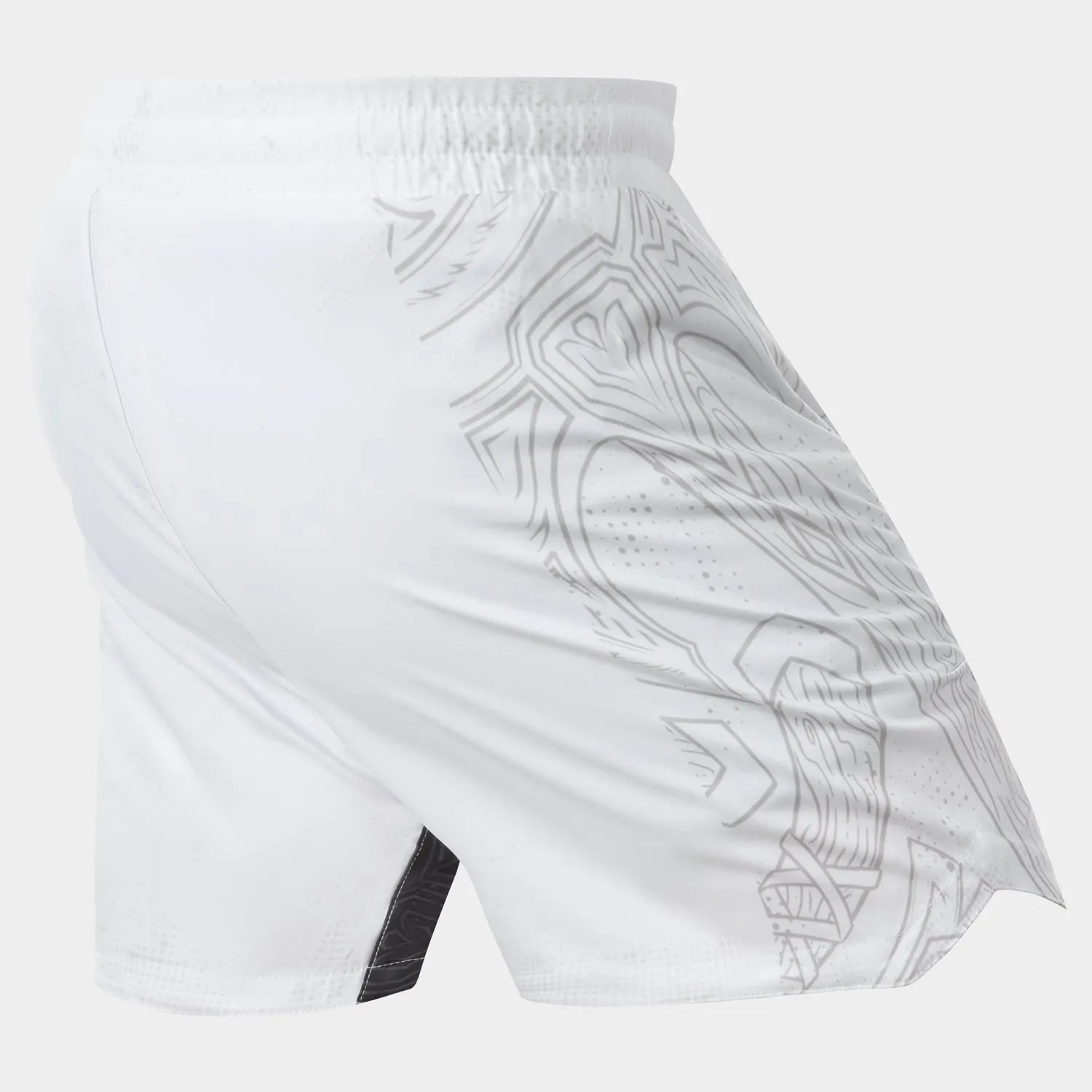 Fumetsu Berserker V-Lite Fight Shorts White/Black