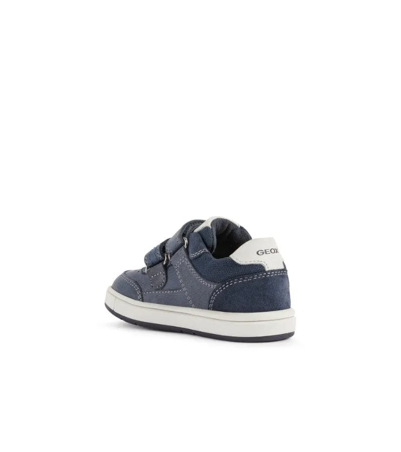 Geox Infant Boys Navy Trottola Leather Shoe B2543A