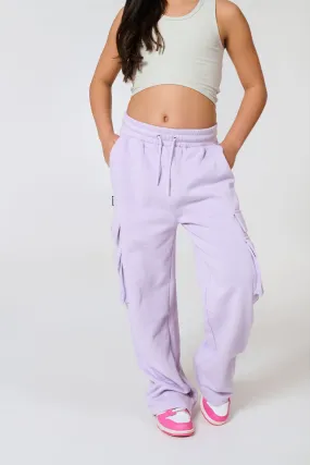 Girls Pop & Lock Cargo Pants Lavender