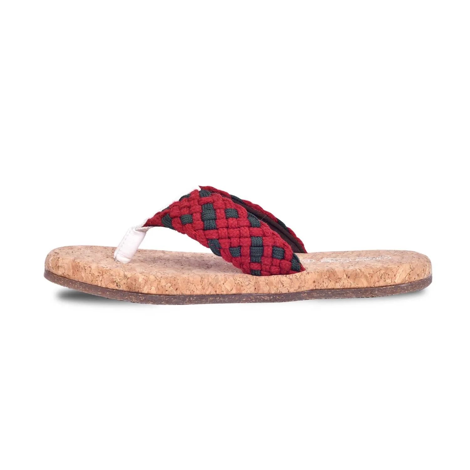 GREENSOLE  ALFA SCARLET WOMEN'S SLIPPERS - RED