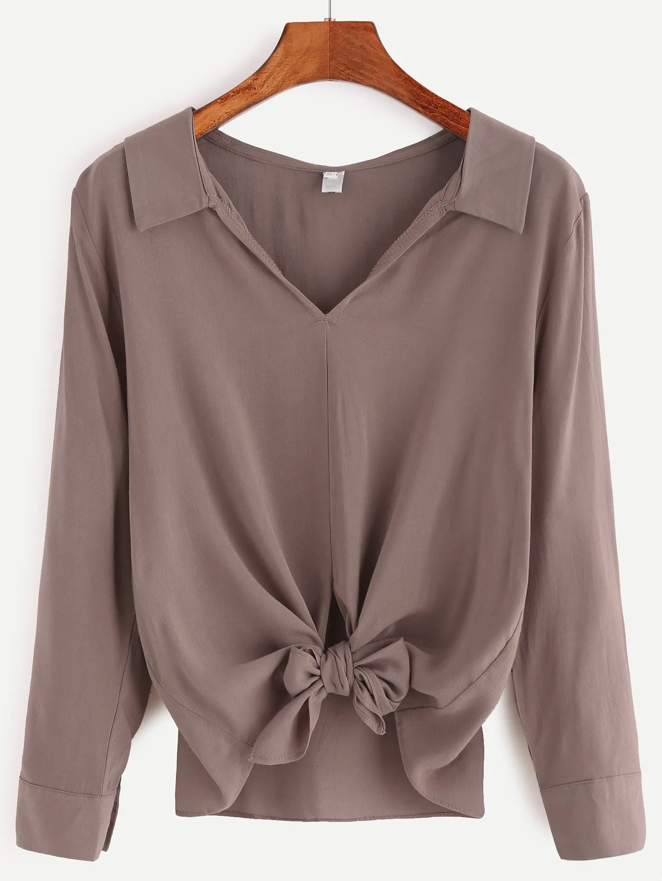 Harper Front Knot Blouse