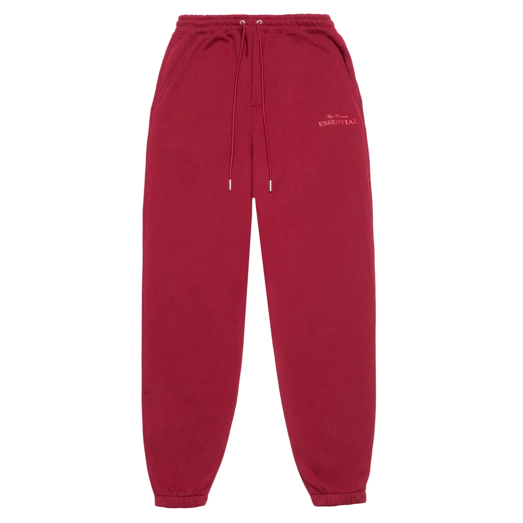 HOMME  ESSENTIAL By Homme Jogger Burgundy