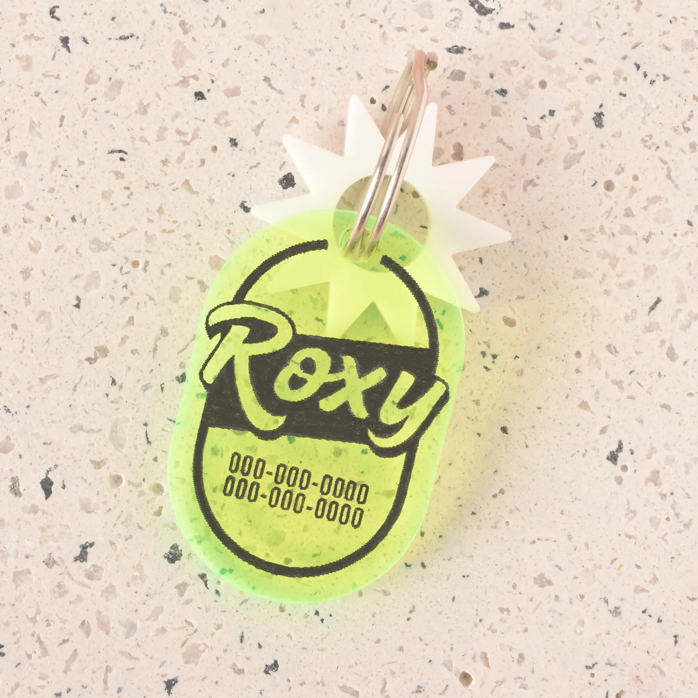 Looking Fresh, Oval Personalized Pet Tag