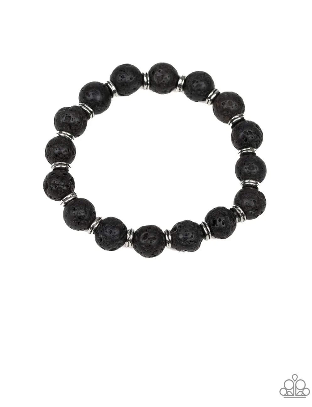 Luck Black Urban bracelet - Paparazzi Accessories