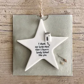 Lucky Stars | Porcelain Star