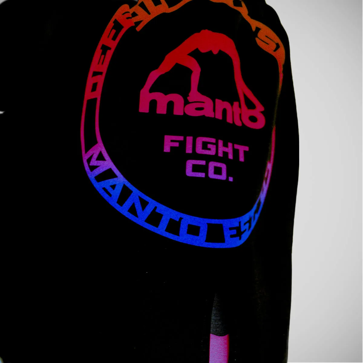 Manto Leopard Fight Shorts Black/Pink