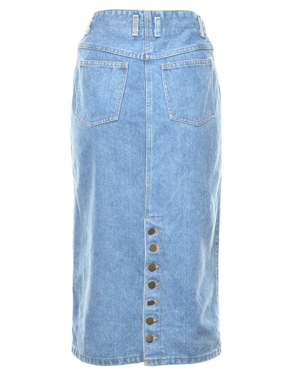 Maxi Denim Skirt - S