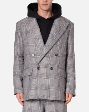 MNML Double Breasted Suit Jacket Black/Grey