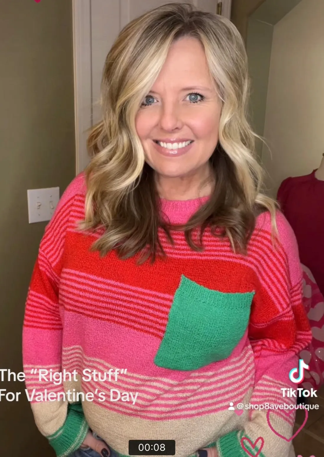 Multi Color Striped Light Weight Sweater