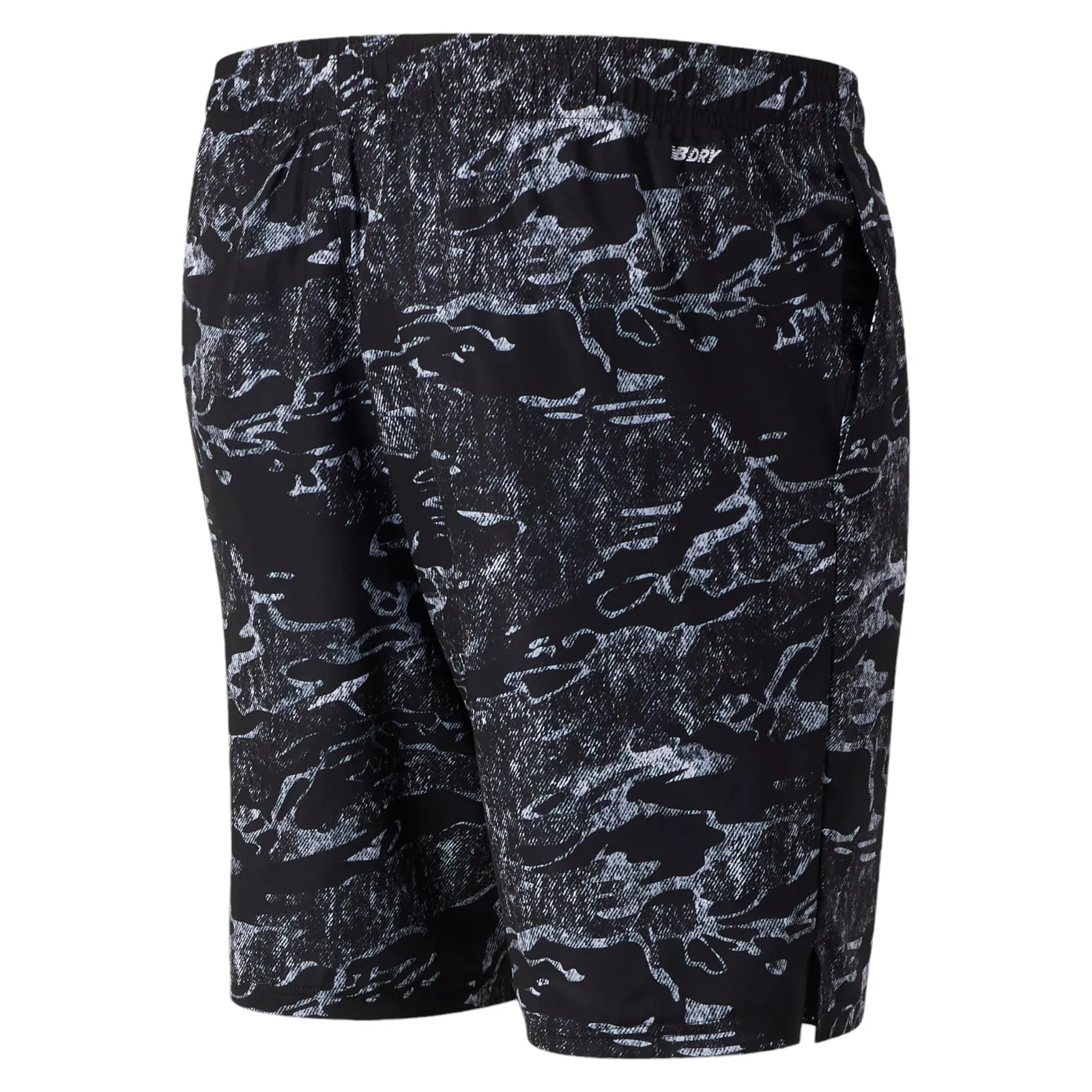 New Balance Tenacity 9-inch Printed Woven Shorts - Black