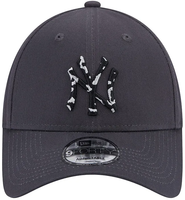 New Era Accessories Seasonal Infill 9Forty NY Yankees Graphite Black Grey