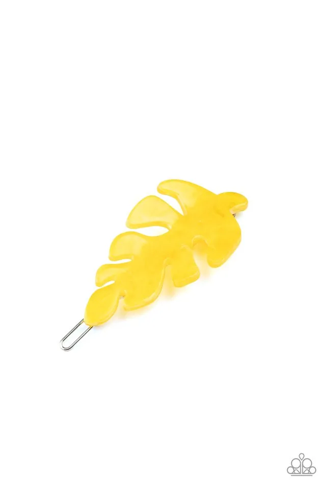 Paparazzi Hair Accessories ~ LEAF Your Mark - Yellow