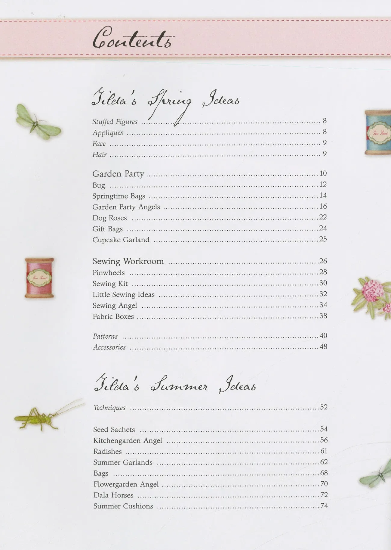 PATTERN BOOK, Tilda's Seasonal Ideas Collection