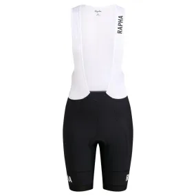 RAPHA Pro Team Training Women Bib Shorts - BLW  Black/White