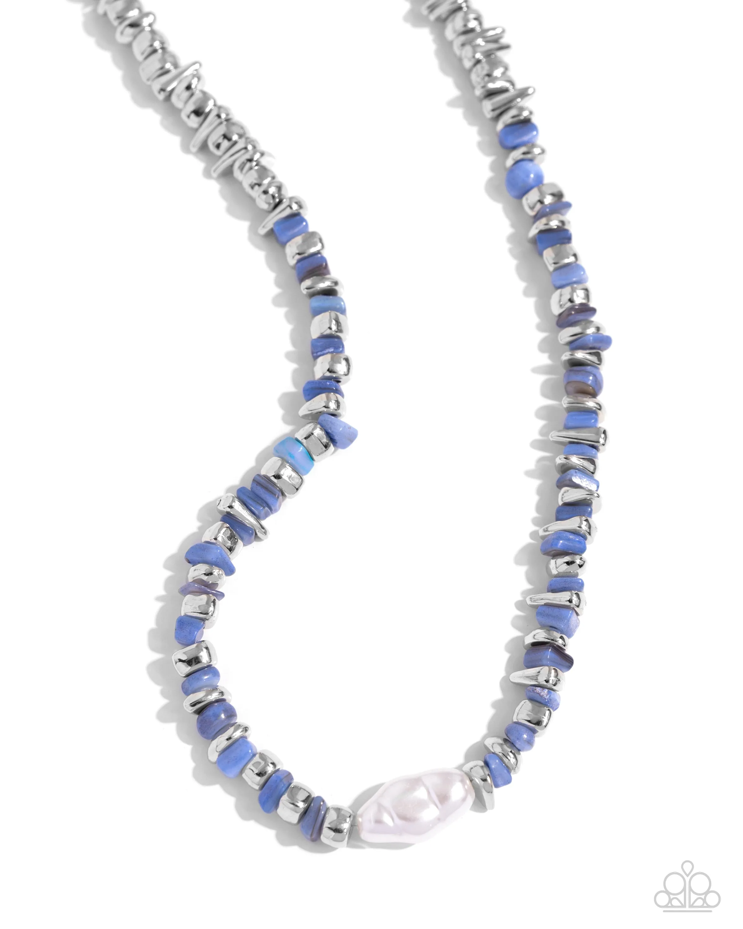 Seasonal Socialite - Blue Necklace - Paparazzi Accessories