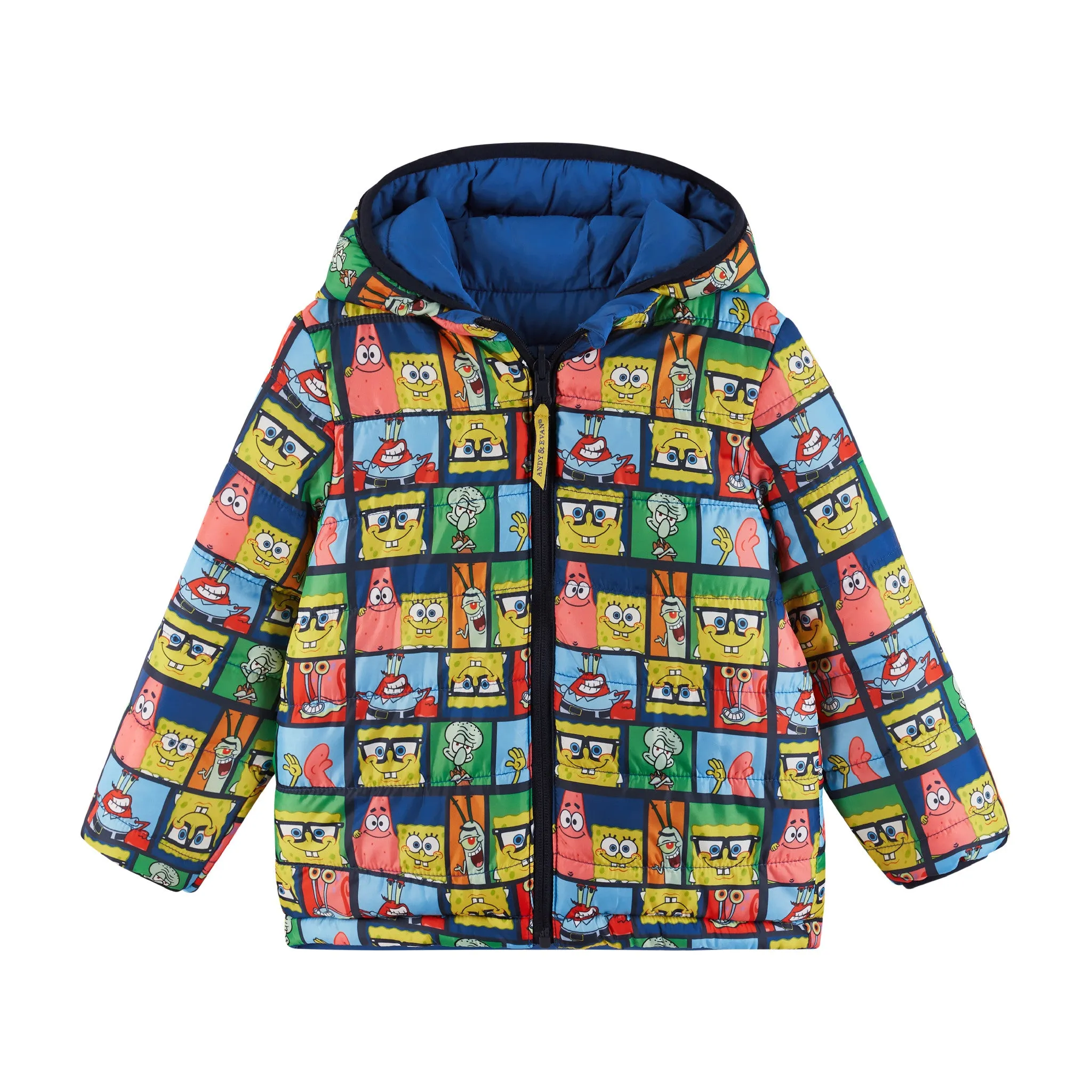 SpongeBob SquarePants™ x Andy & Evan® | Kids (2-7) Reversible Puffer Jacket