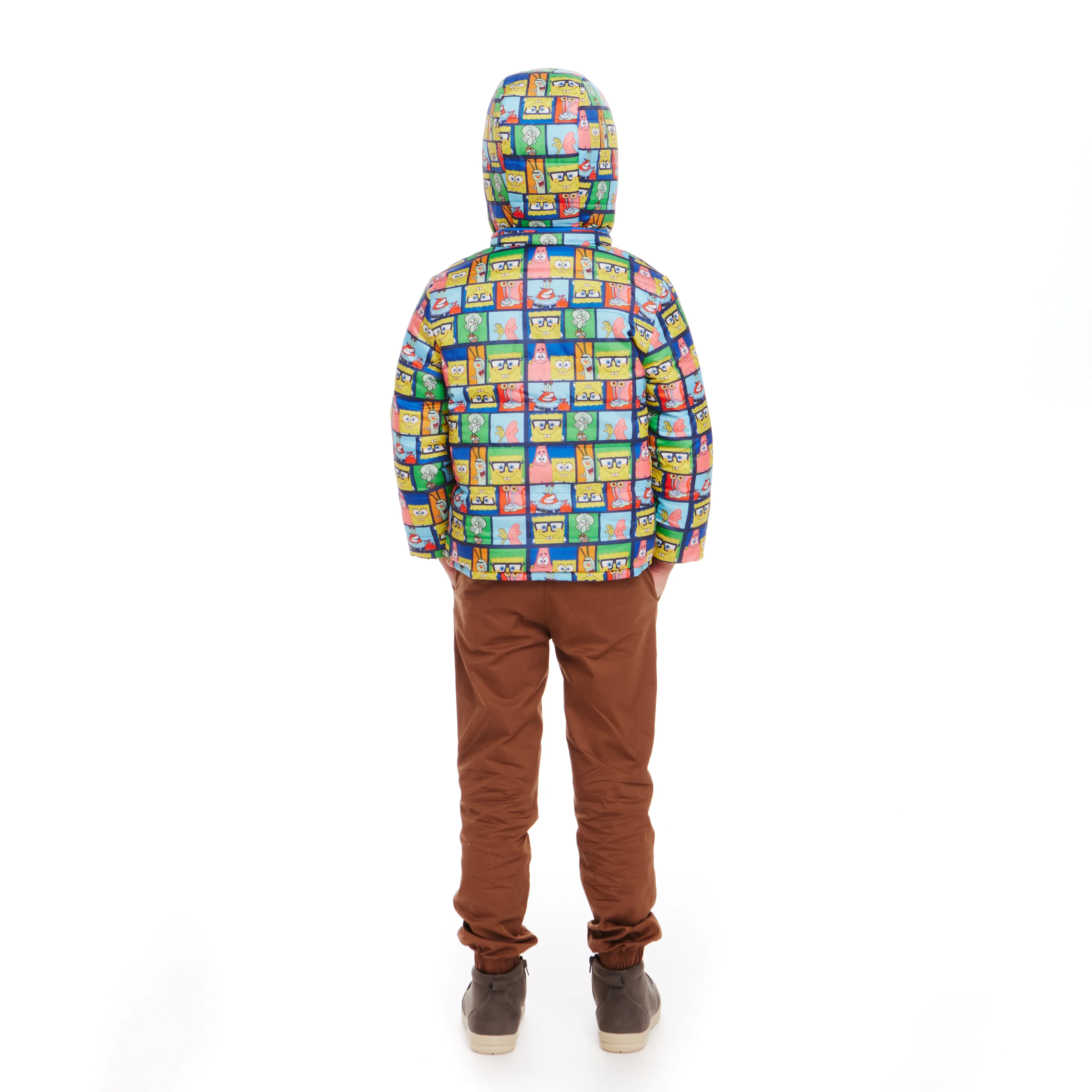 SpongeBob SquarePants™ x Andy & Evan® | Kids (2-7) Reversible Puffer Jacket