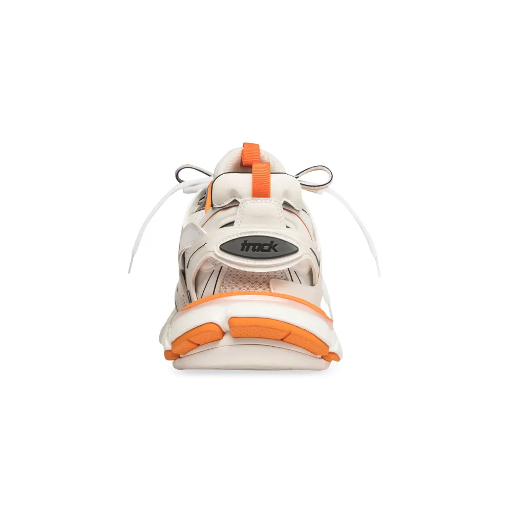 Track Sneaker - White/Orange