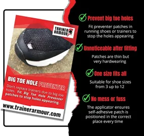 Trainer Armour - Big Toe Hole Preventer