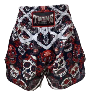 Twins Special Muay Thai Shorts Twins TBS-Caraveras Red