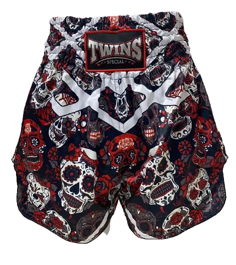 Twins Special Muay Thai Shorts Twins TBS-Caraveras Red