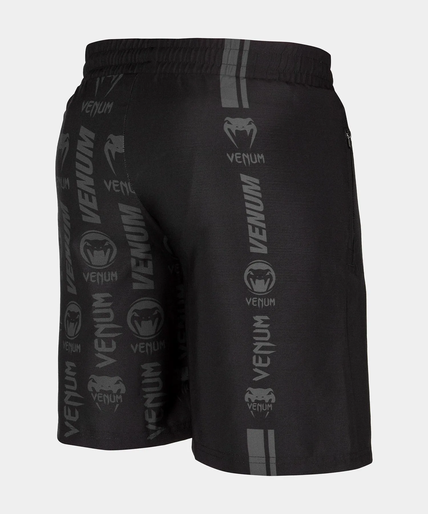 Venum Logos Training Shorts - Black/Black