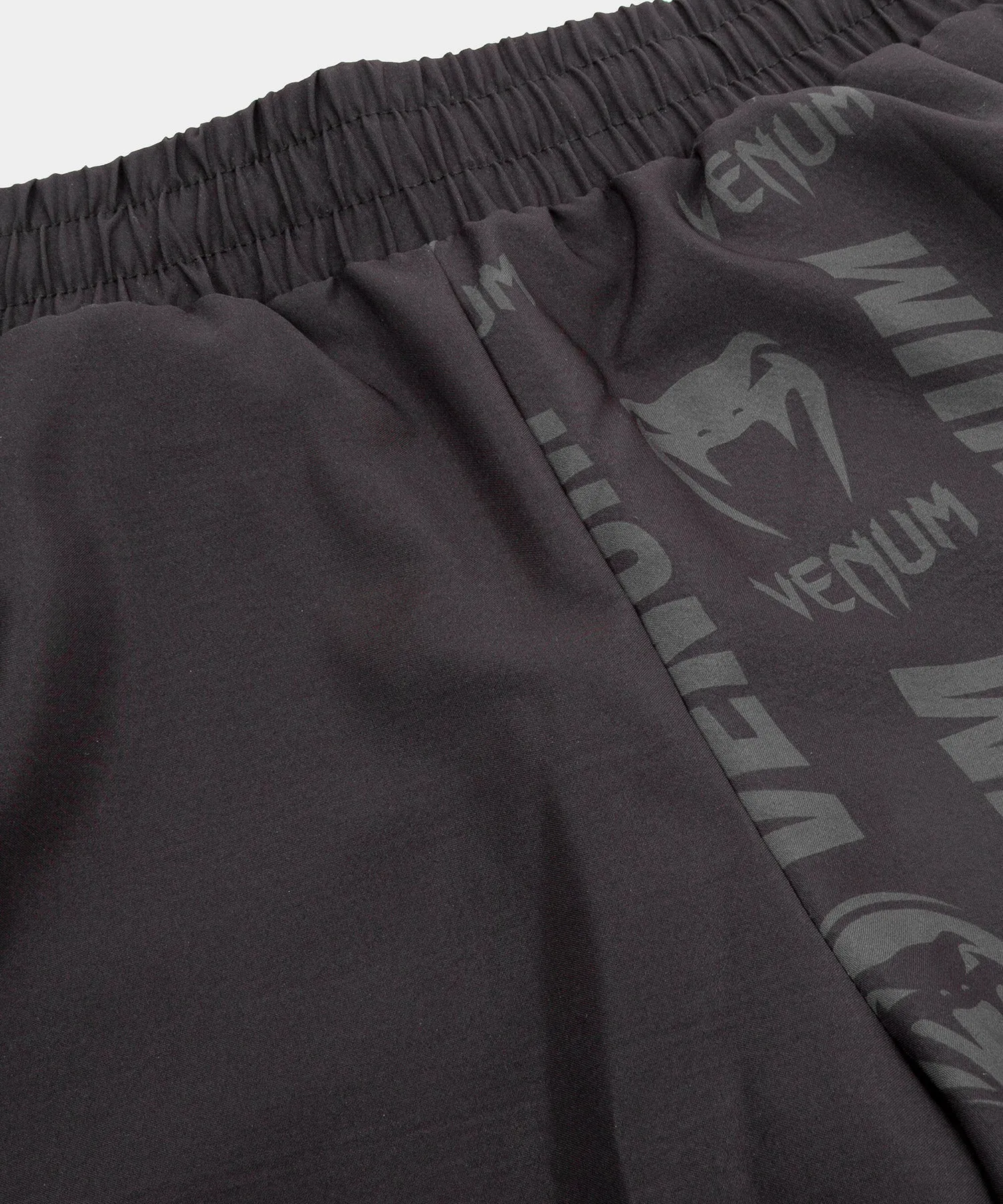 Venum Logos Training Shorts - Black/Black